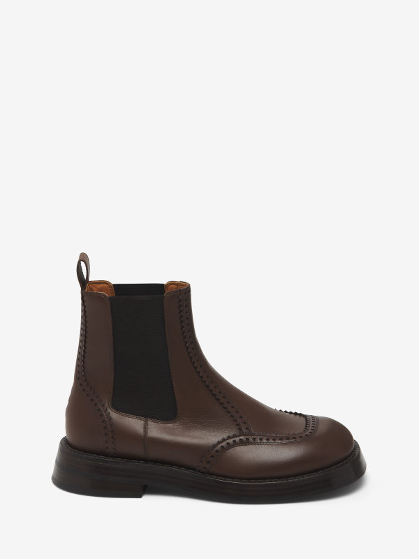 ALEXANDER MCQUEEN - The Brogue Chelsea Boot - Item 817399WIACL2000